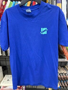 Undefeated Royal Blue Tee with Teal Logo
